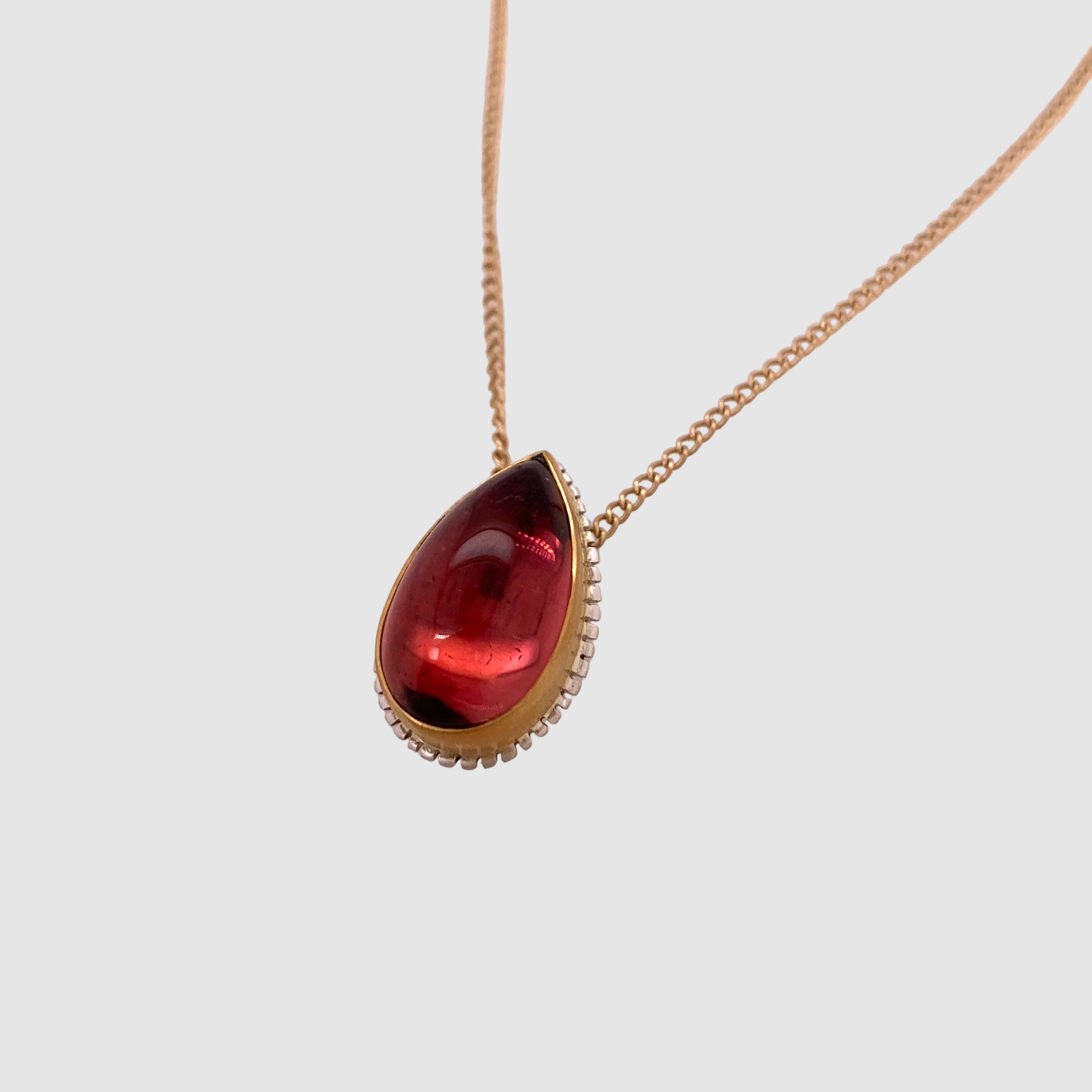 HEIRLOOM DROP PENDANT // NECKLACE // TOURMALINE