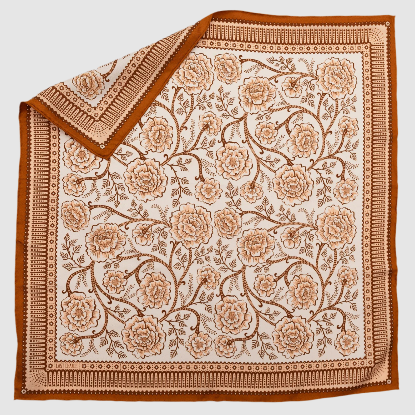 LAST CHANCE // SILK TWILL SCARF // RAMBLE IN SANDSTONE