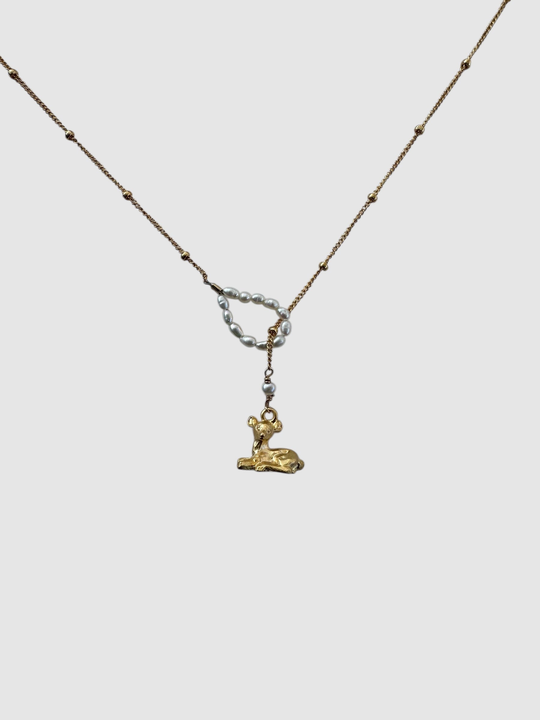 NECKLACE // LASSO // PEARL // DEER