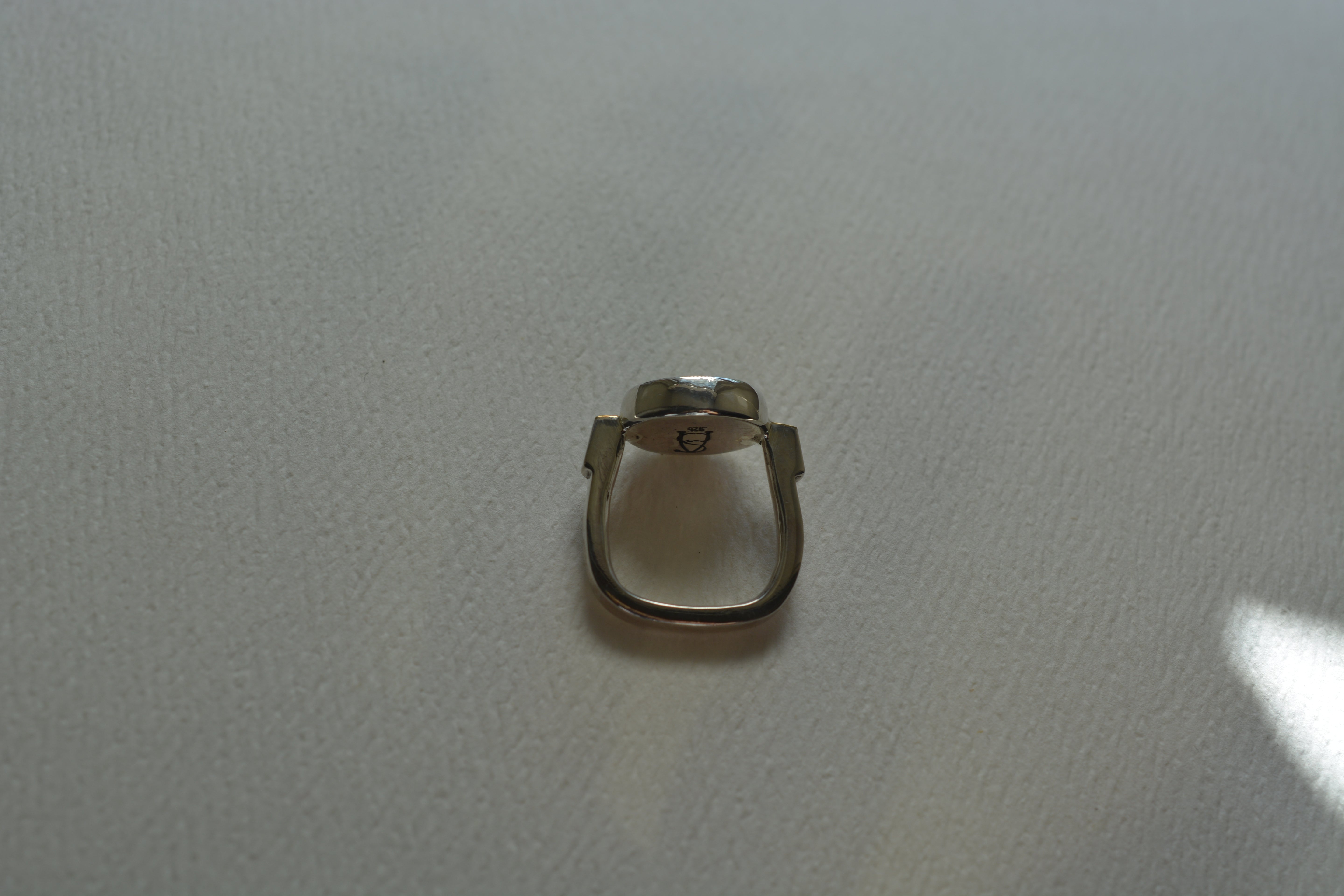 RING // SAGITTARIUS // BLUE INTAGLIO