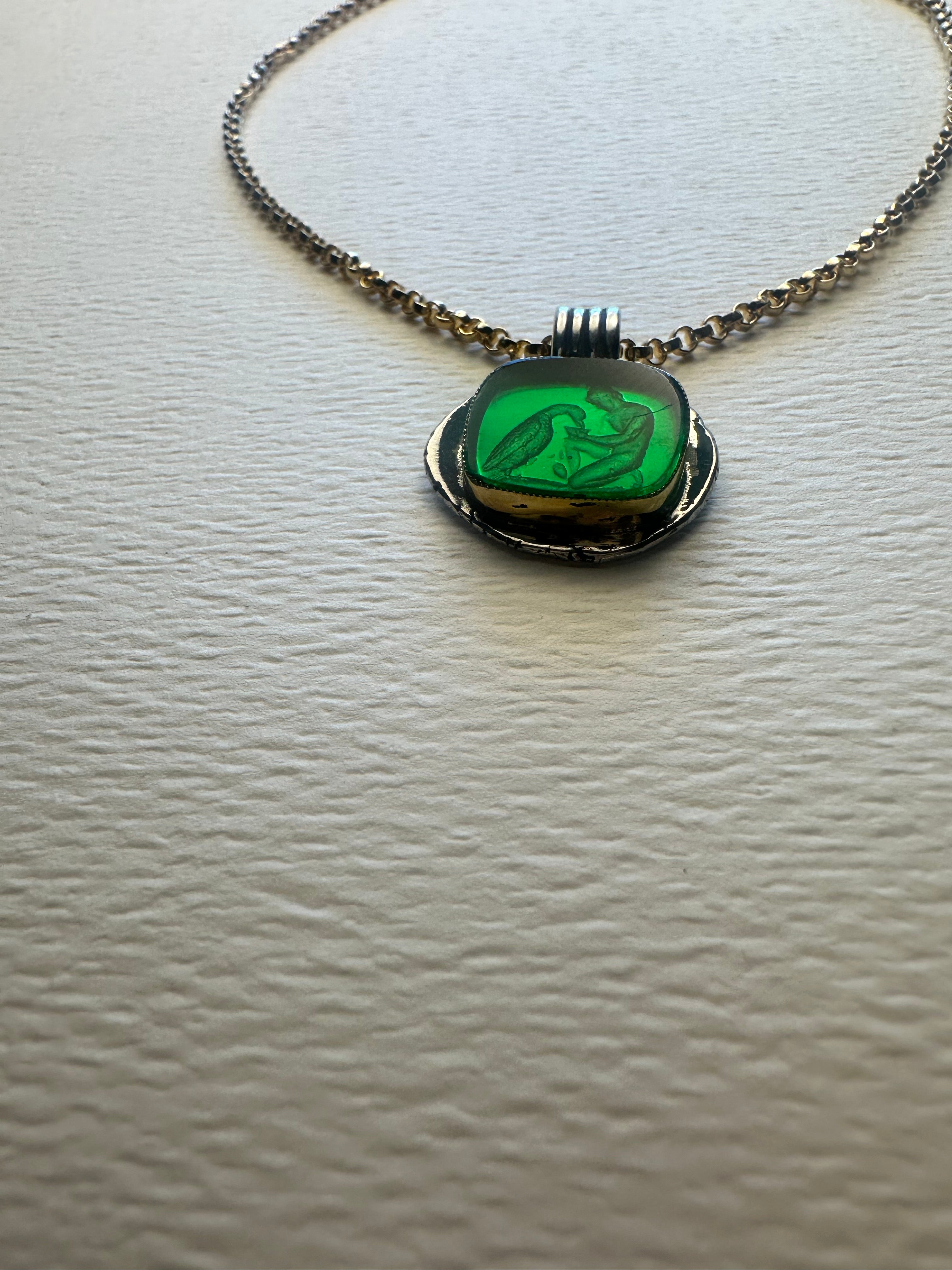 HEIRLOOM INTAGLIO // GREEN // GANYMEDE