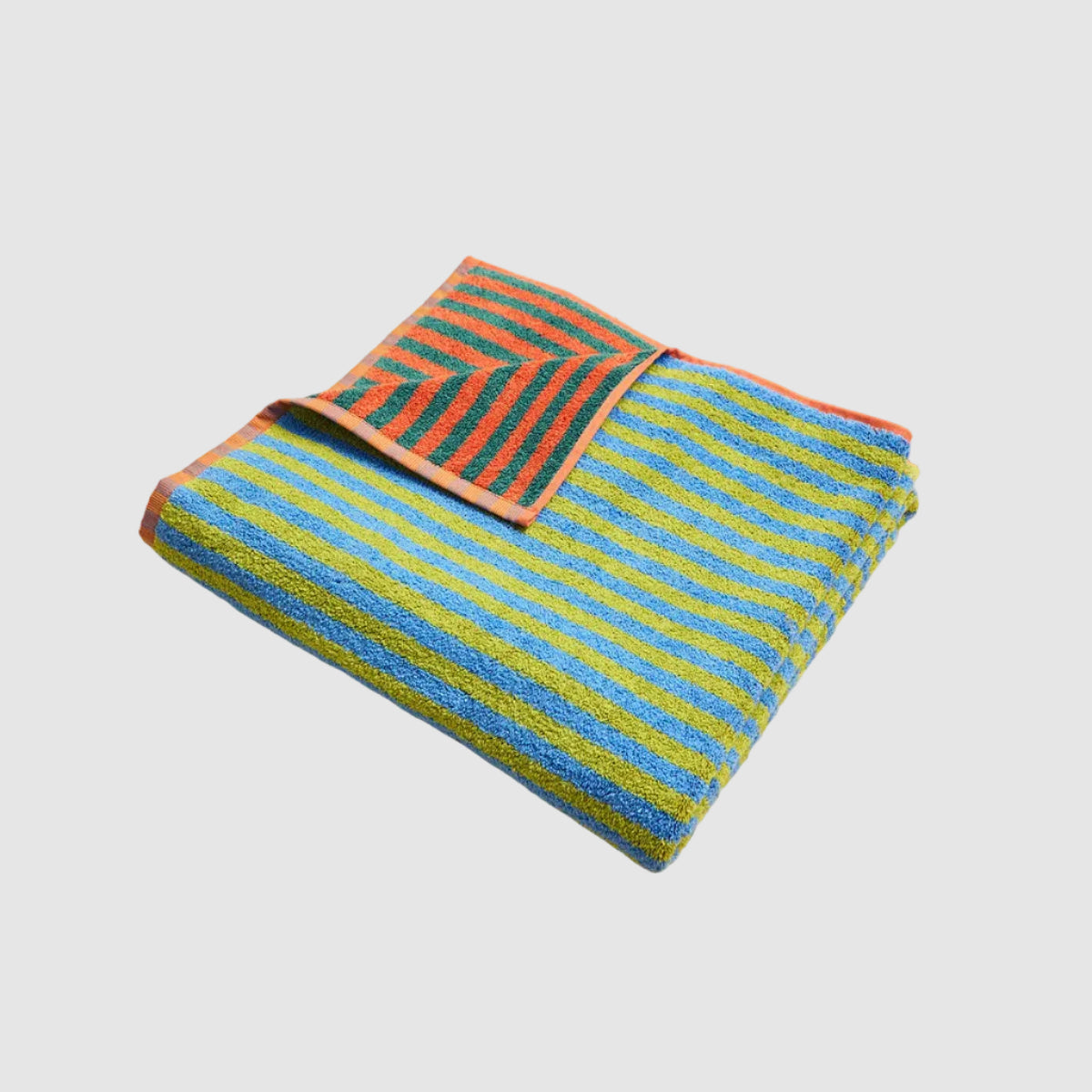 BATH TOWEL // GRASSHOPPER STRIPE