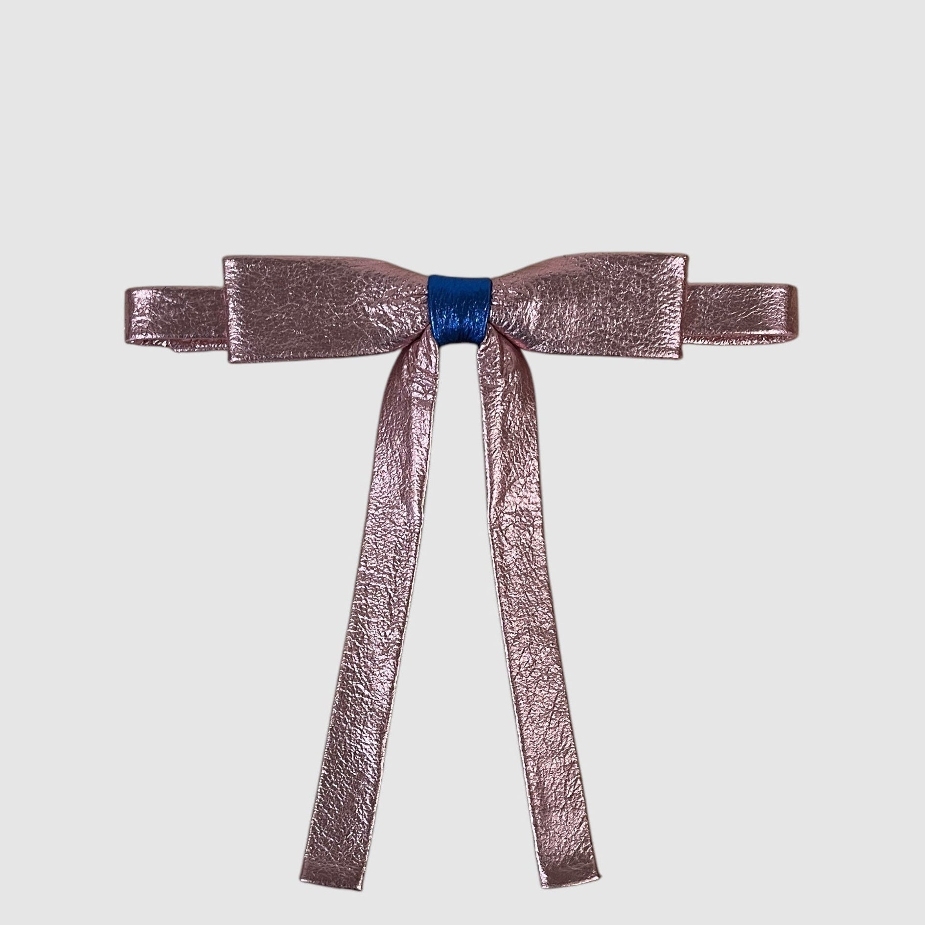 WILDER NECK BOW // COTTON CANDY PINK + ELECTRIC BLUE