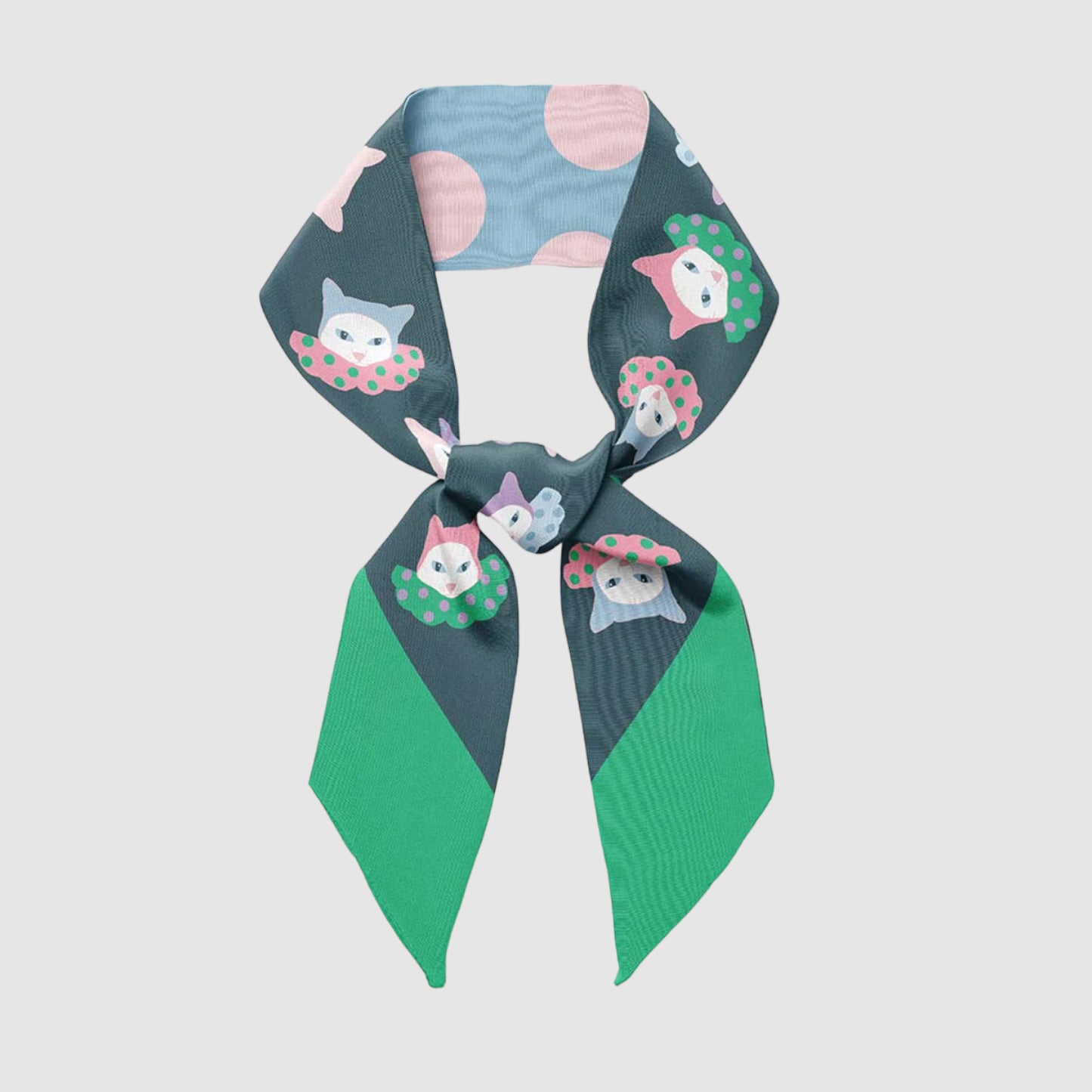 CENTINELLE TWILLY SCARF // CAT CLOWN