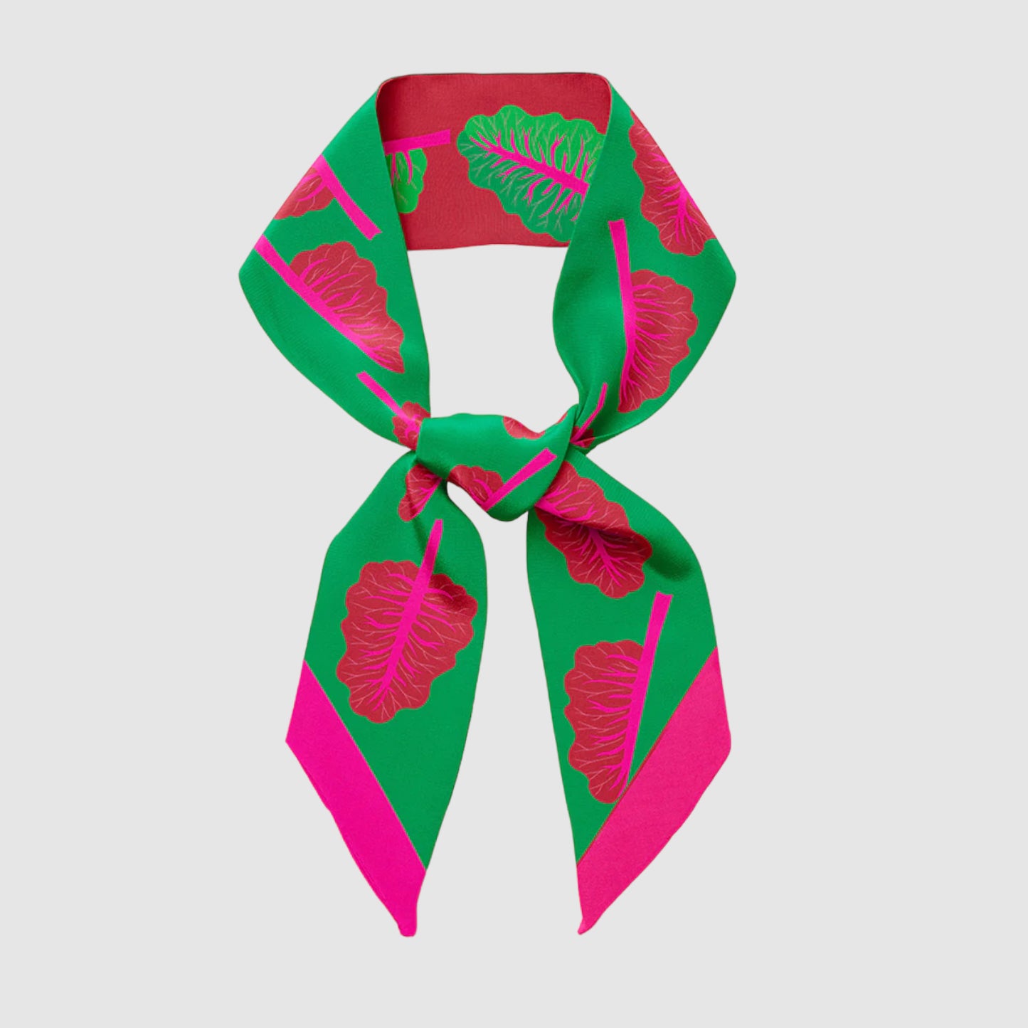 CENTINELLE SKINNY SCARF // GLOWING CHARD