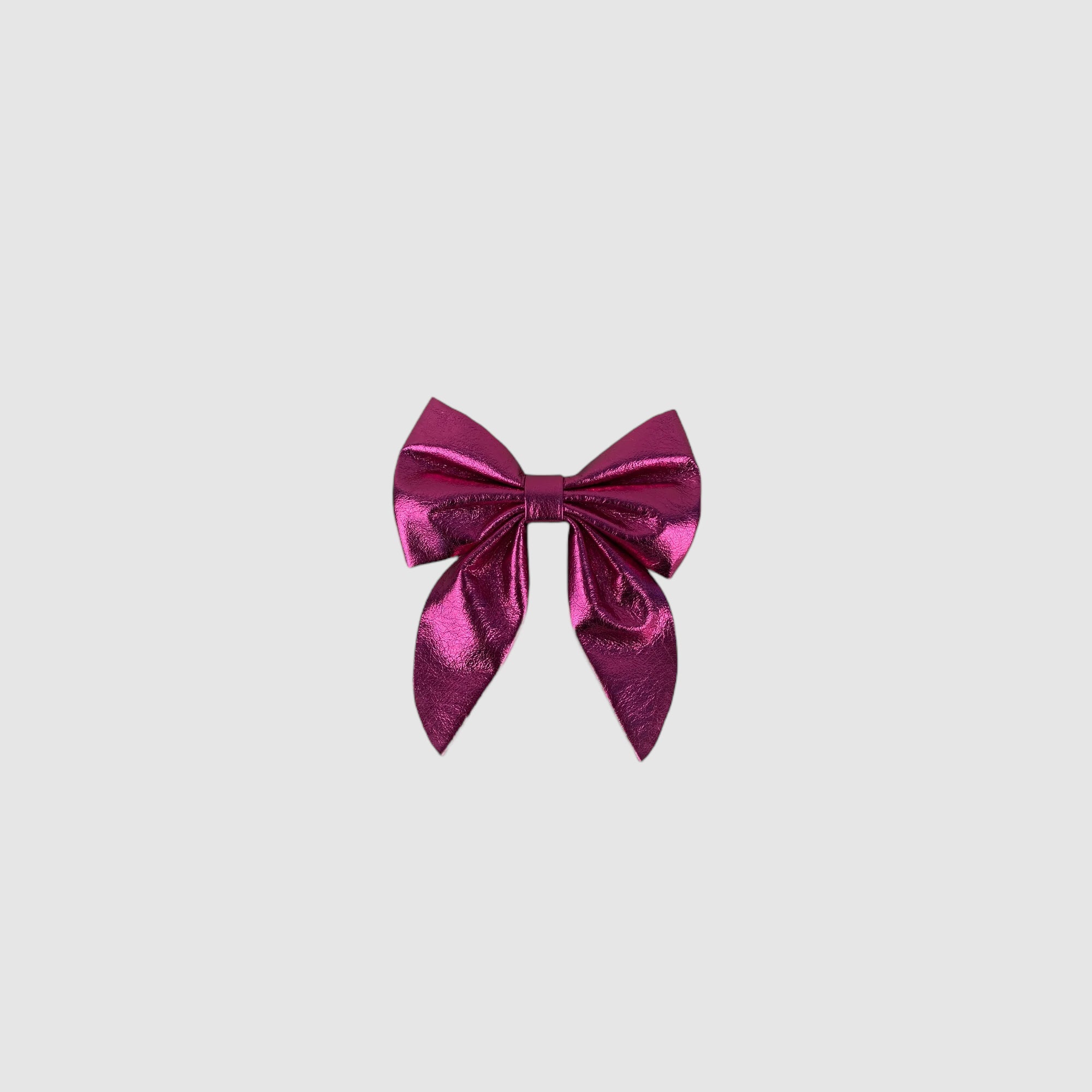 WINGED NECK BOW // WRONG PINK