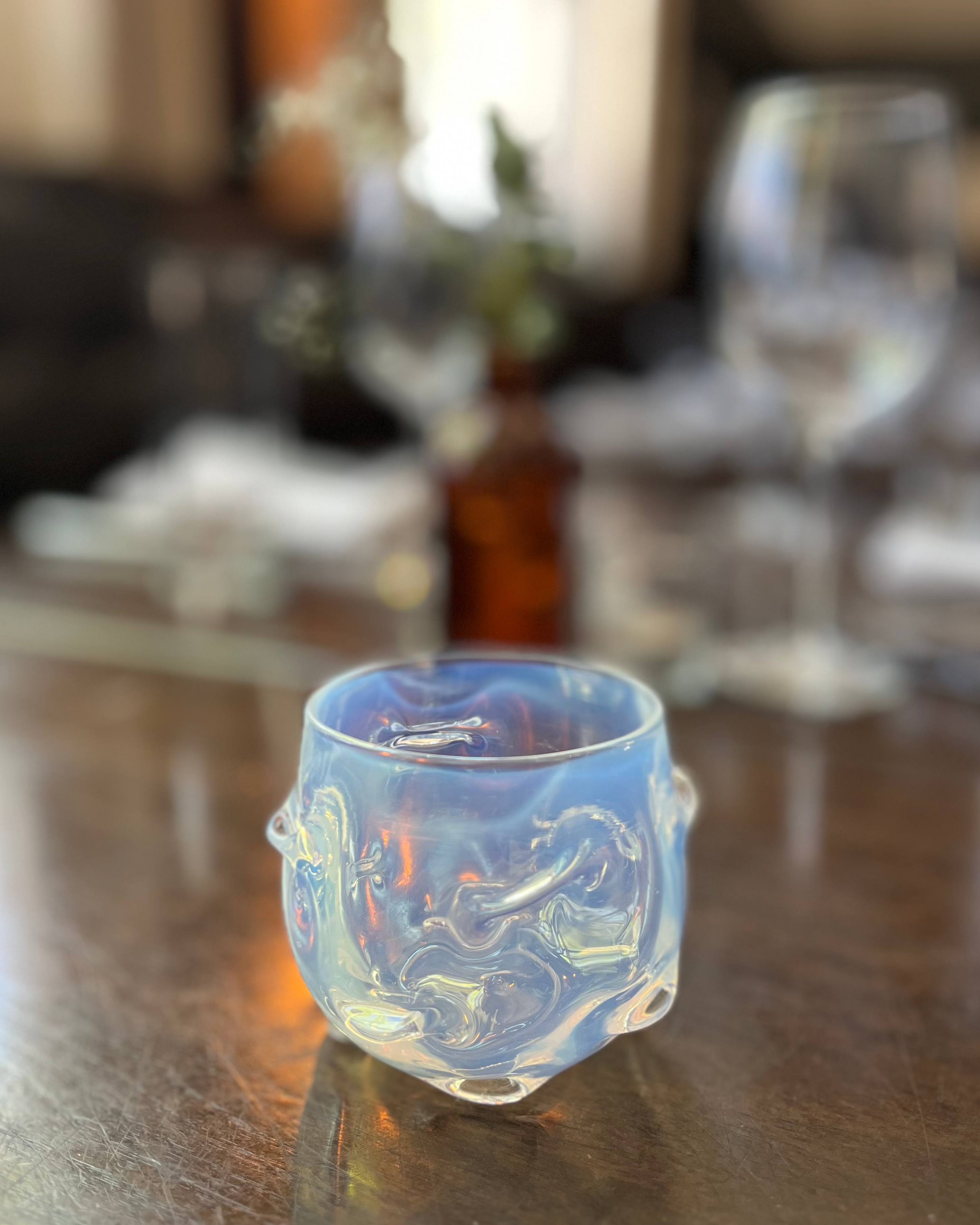 COLE JOHNSON // CLEAR-IDESCENT GLASS