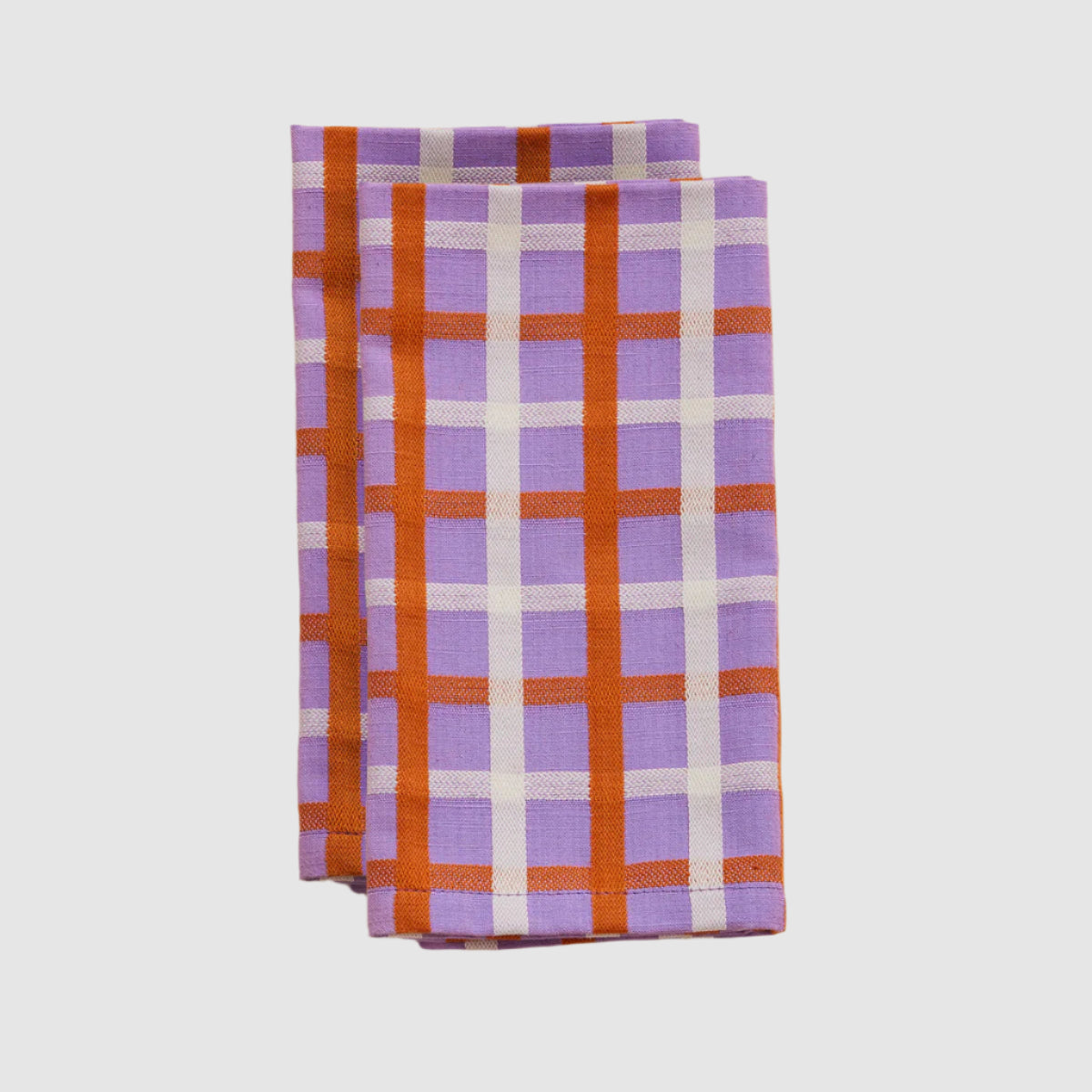 DUSEN DUSEN // WOVEN PLAID NAPKIN // LAVENDER