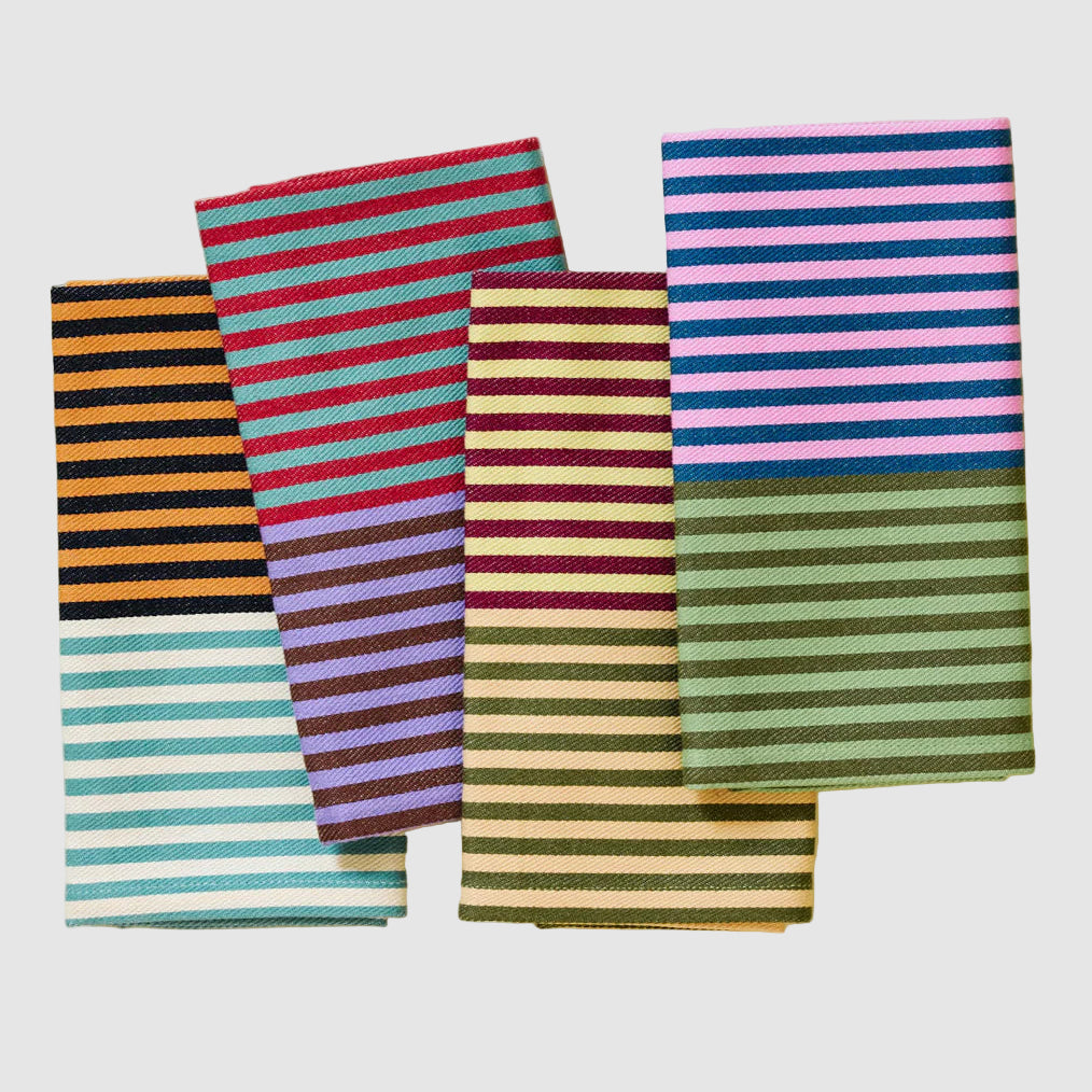 NAPKIN SET // DUO STRIPE