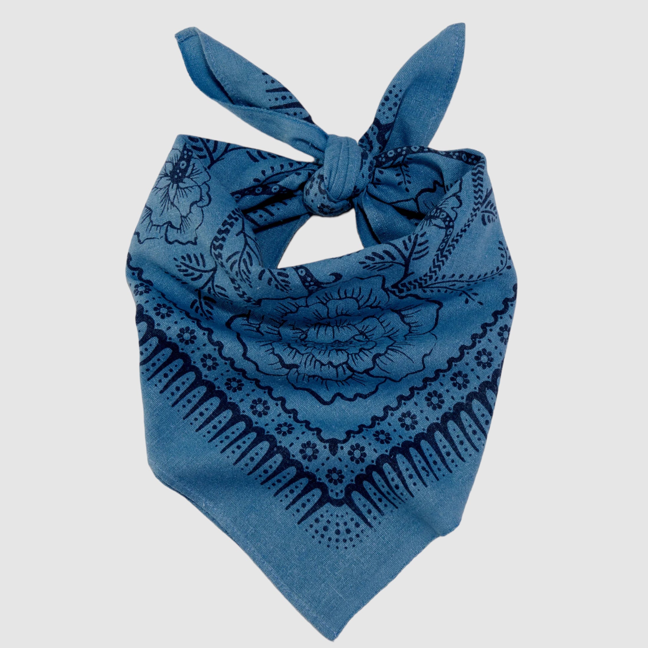 LAST CHANCE // SILK BANDANA // INDIGO