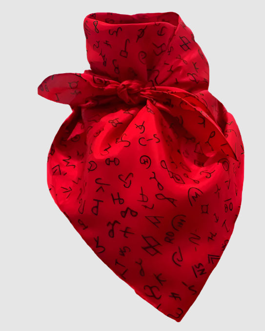 WILD RAG SILK SCARVES // RED BRAND