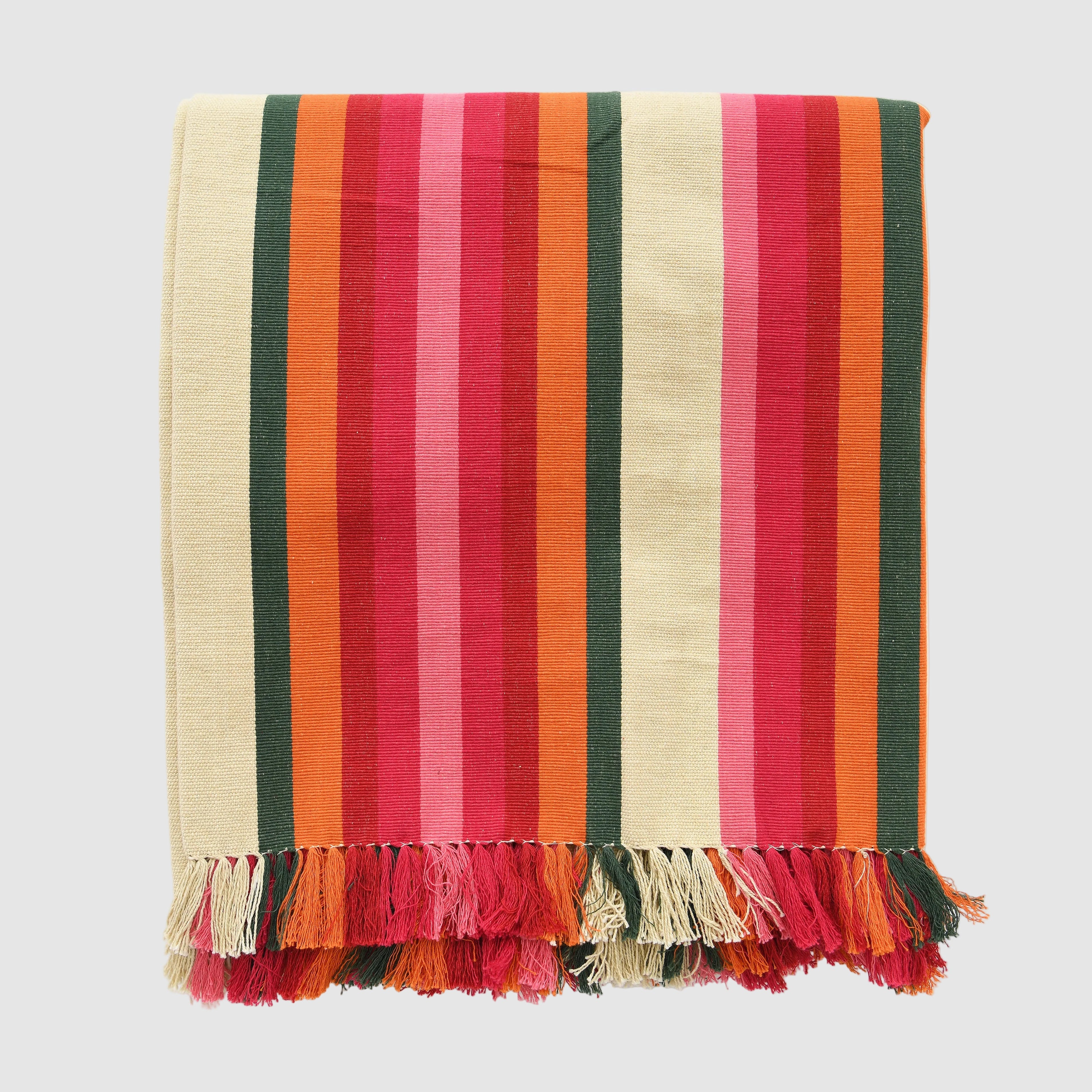 COTTON CANVAS THROW BLANKETS