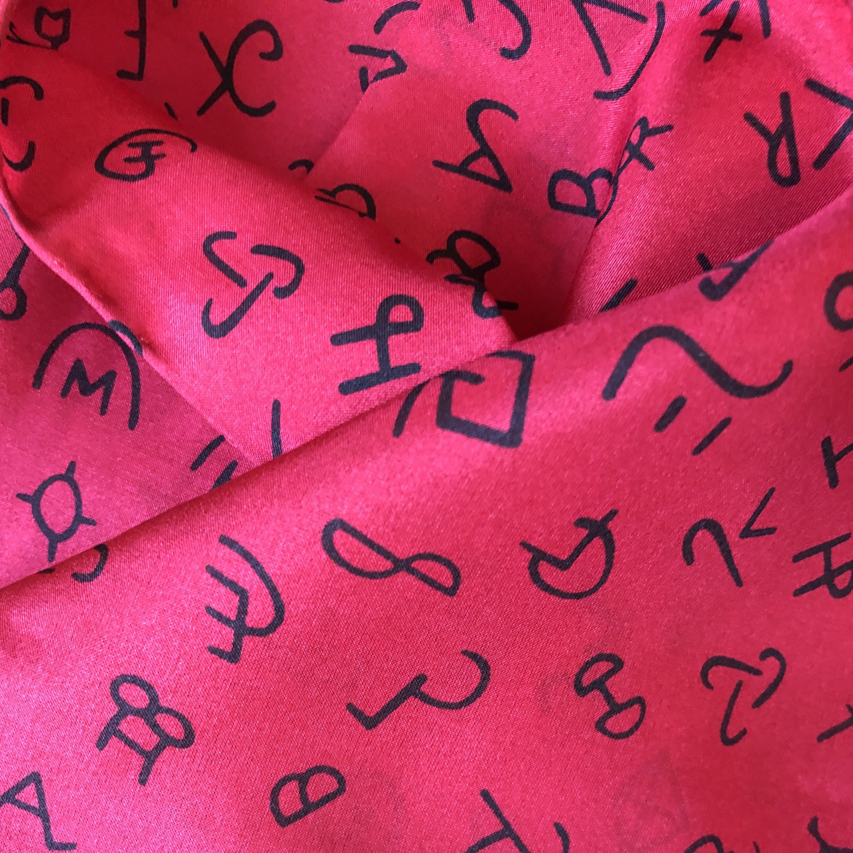 WILD RAG SILK SCARVES // RED BRAND