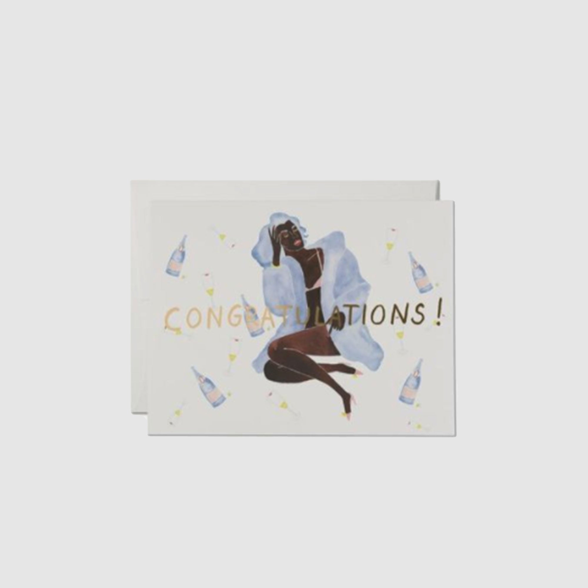 REDCAP CARDS // CONGRATULATIONS BABE  LETTERPRESS CARD