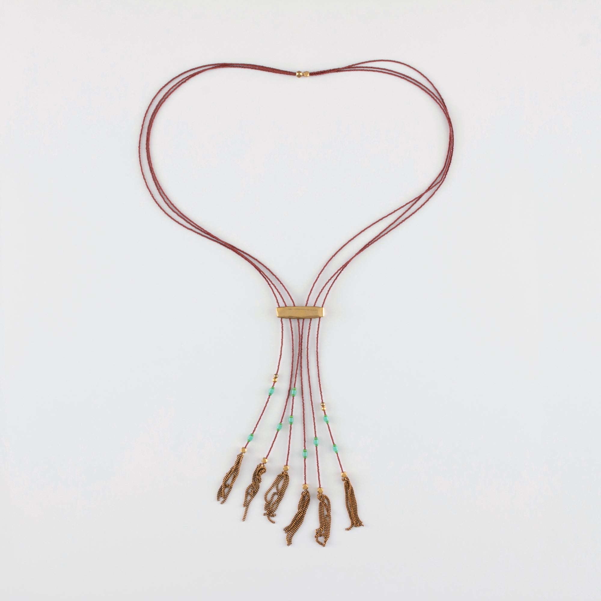 NOMAD NECKLACE // BROWN