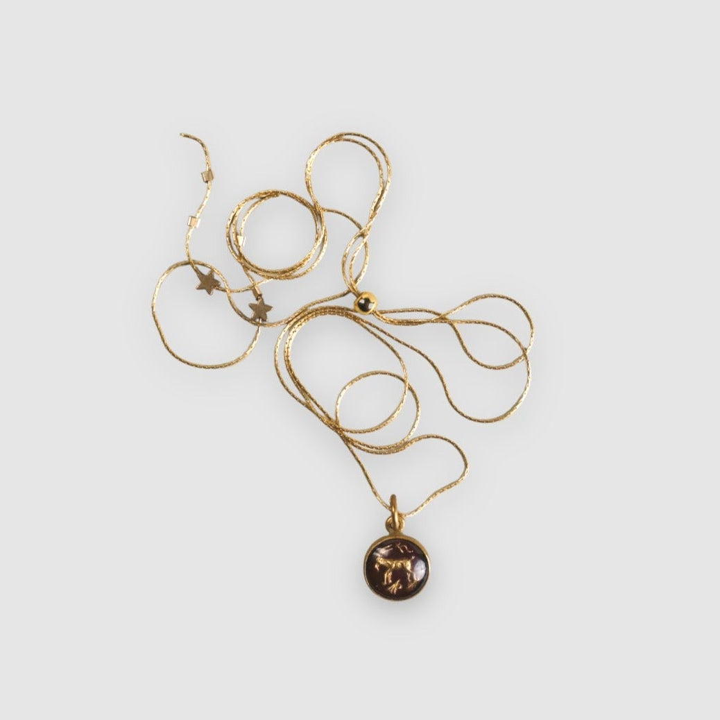 IN THE STARS INTAGLIO NECKLACE // CAPRICORN
