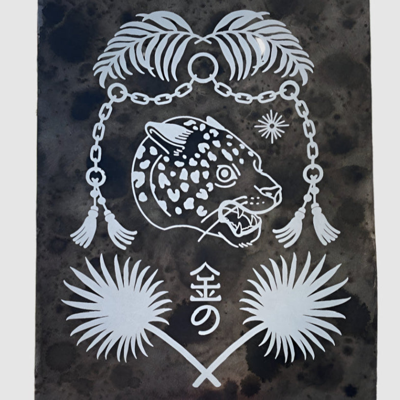 black and white decorative item 