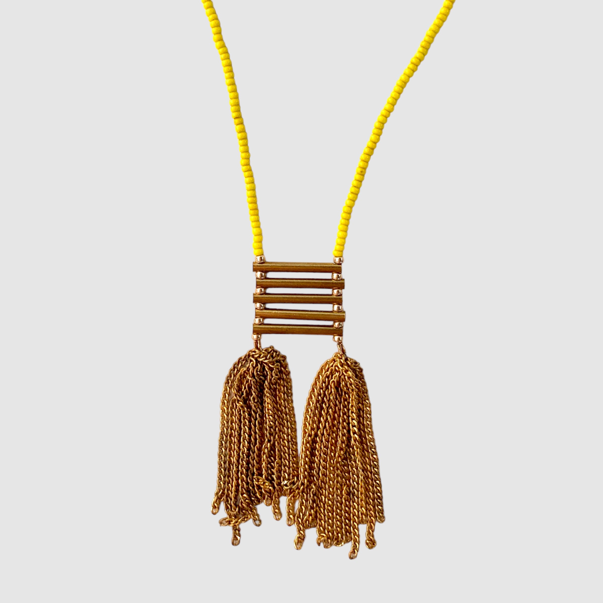 NOMAD // TRAVEL NECKLACE // YELLOW